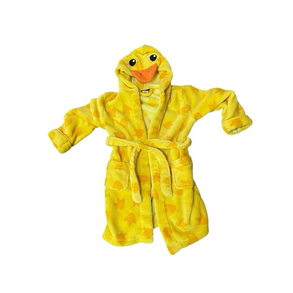 Pekkle Duck Bathrobe Size 6/6x Yellow - Picture 1 of 4
